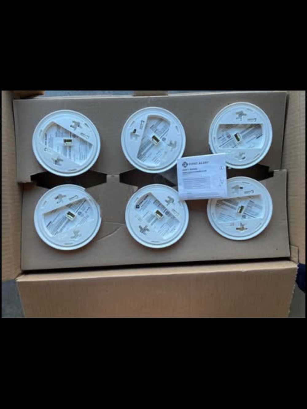 First Alert SMICO100 fire detectors x 6 NIB